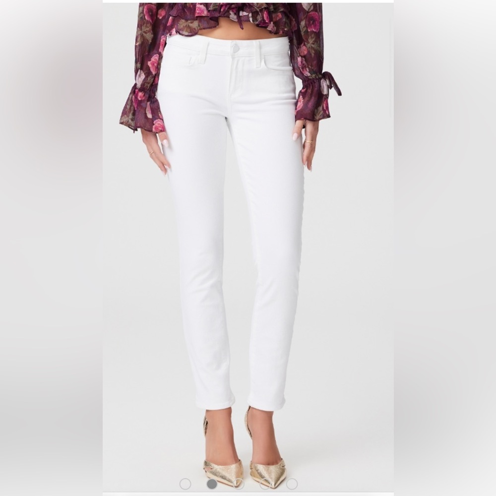 Paige skyline ankle white jeans Size 27